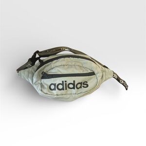 Adidas Black and Mint Green Belt Bag